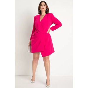 New Eloquii Blazer Dress With Sharp Shoulder US 18